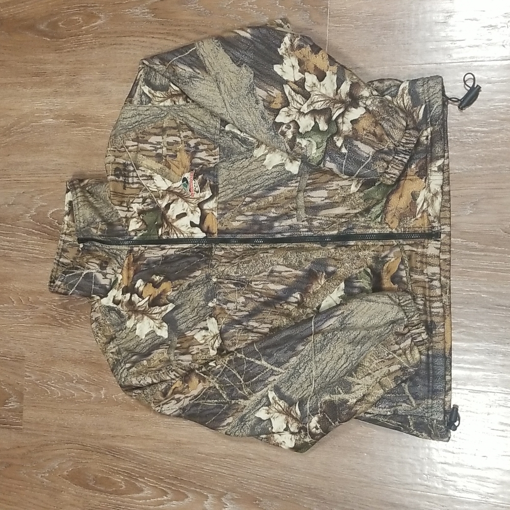 Mossy Oak Camouflage Fleece Zip Up Jacket